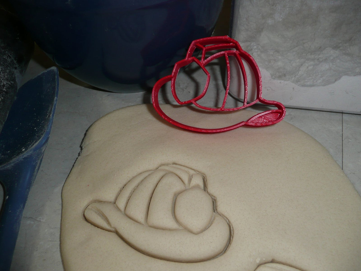 Fire Helmet Hat Cover Firefighter Cookie Cutter Made In USA PR2383