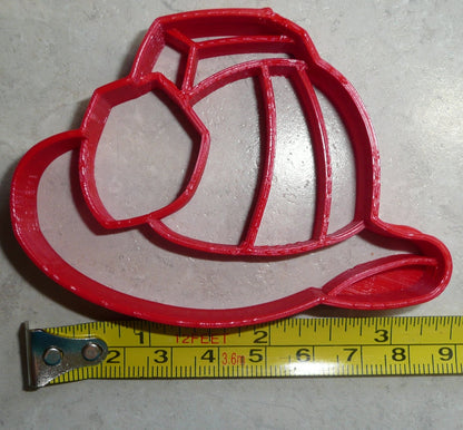 Fire Helmet Hat Cover Firefighter Cookie Cutter Made In USA PR2383