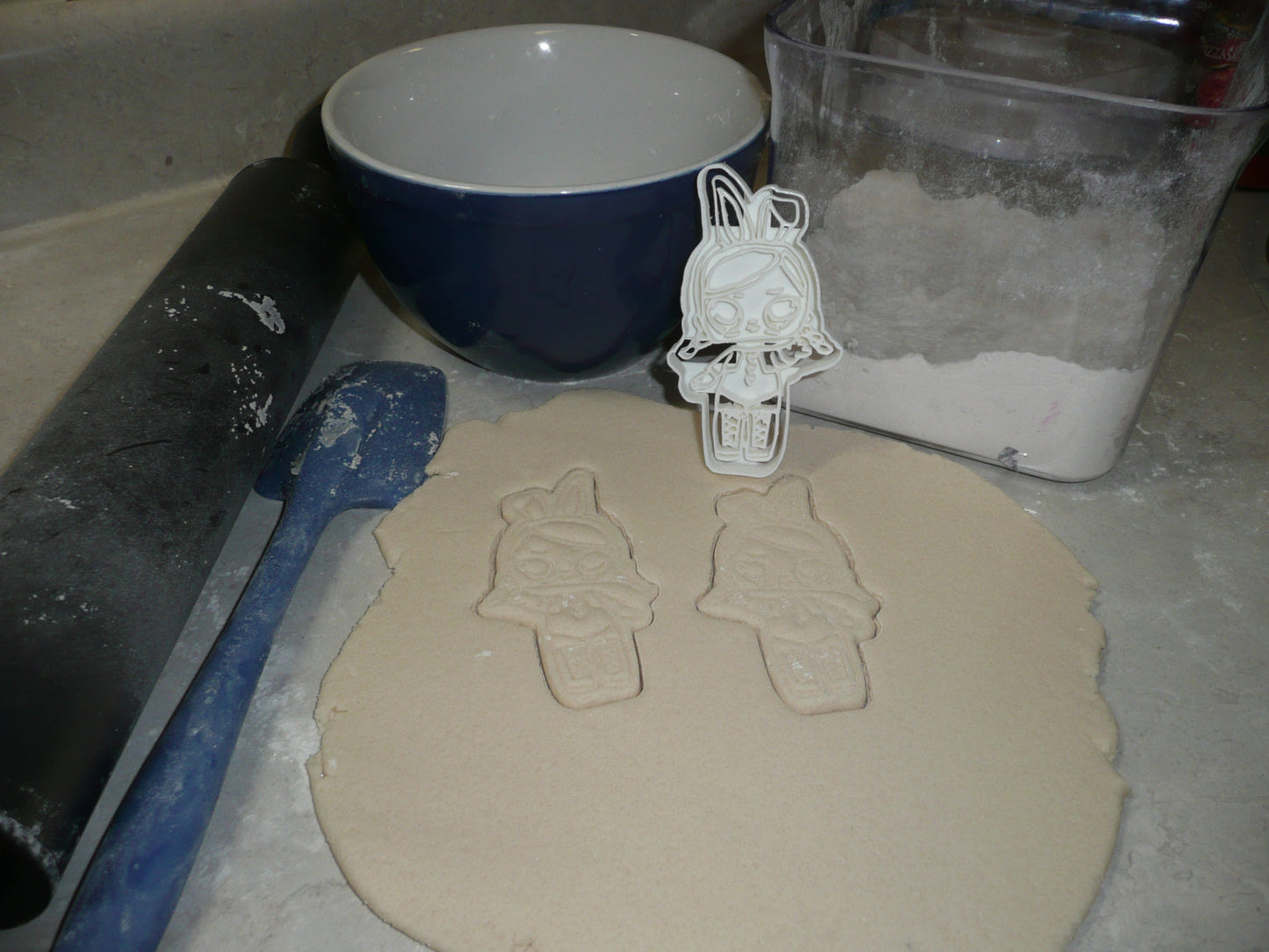 Hops Detailed Bunny Ears Surprise Doll Series Cookie Cutter Made In USA PR2386