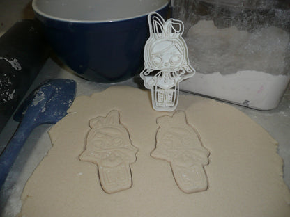 Hops Detailed Bunny Ears Surprise Doll Series Cookie Cutter Made In USA PR2386
