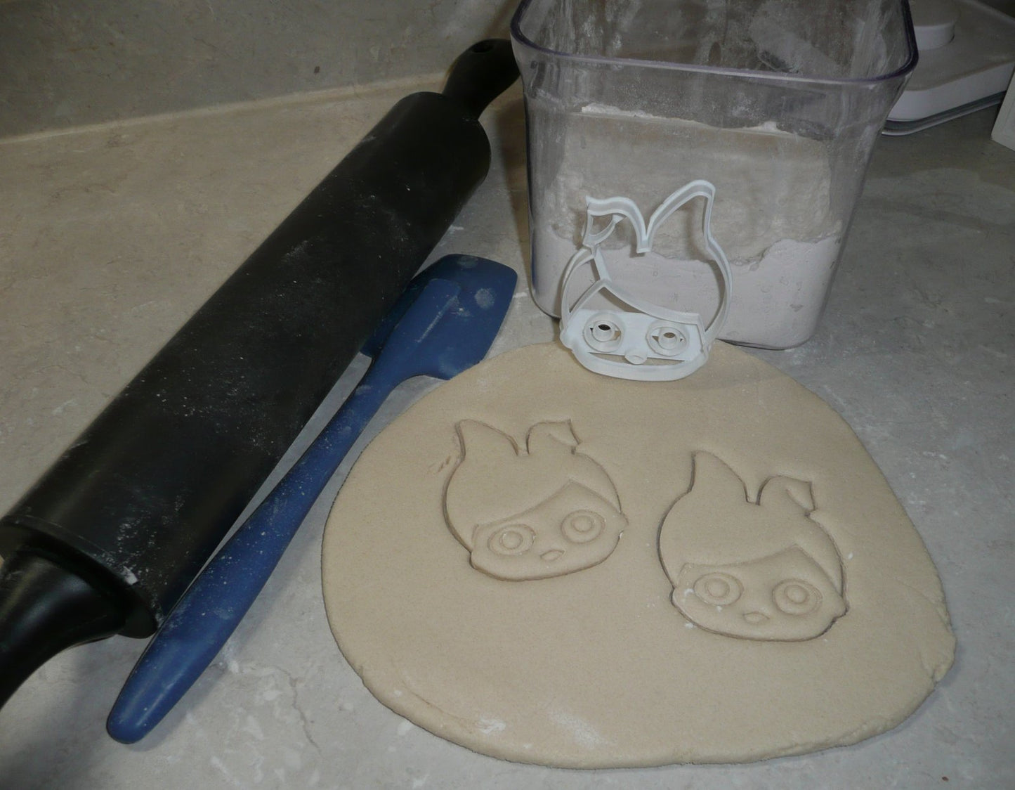 Hops Face White Bunny Ears Surprise Doll Series Cookie Cutter Made In USA PR2537