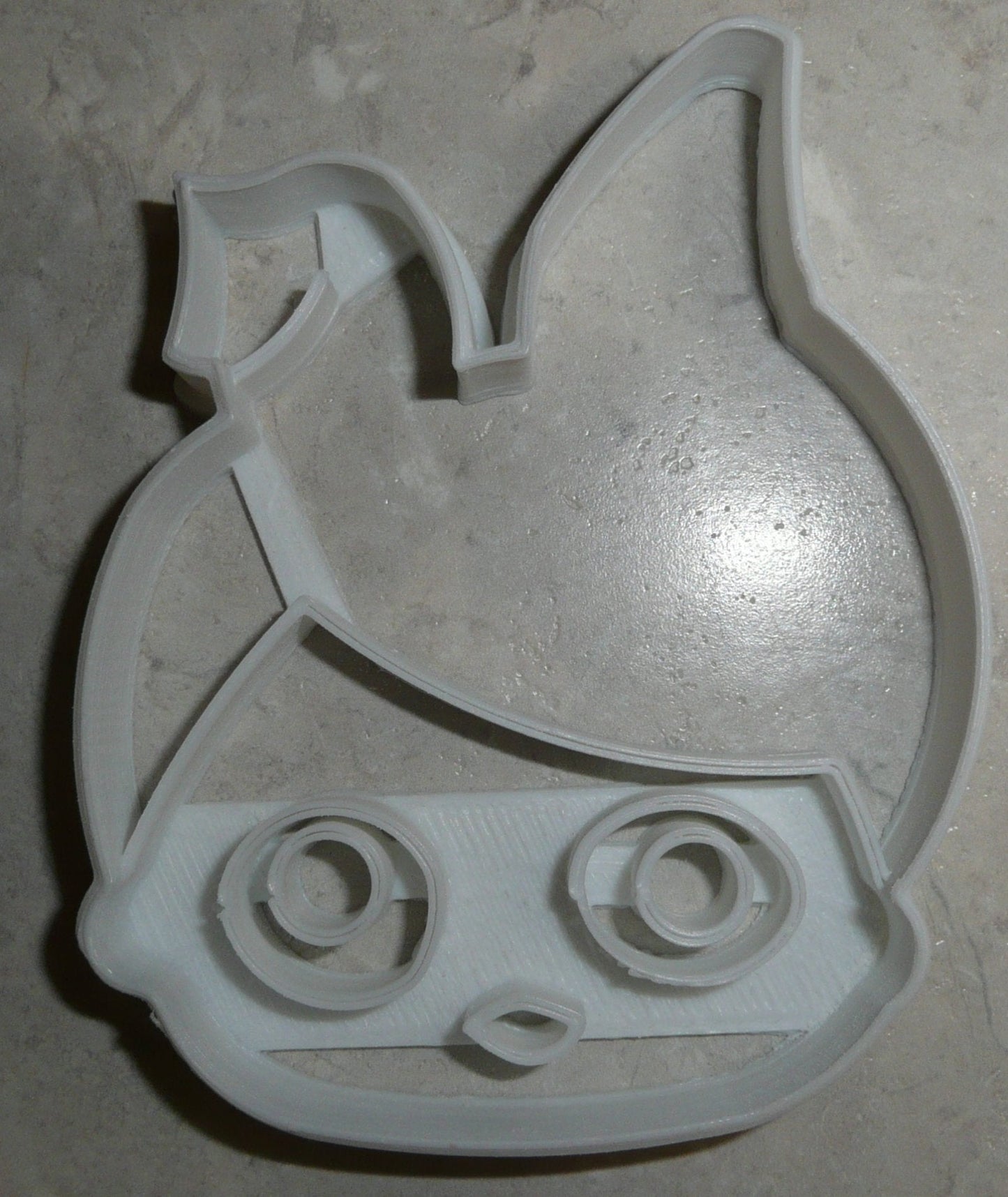 Hops Face White Bunny Ears Surprise Doll Series Cookie Cutter Made In USA PR2537