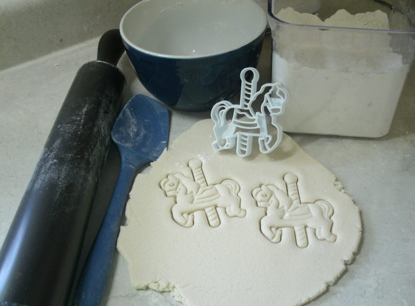 Carousel Horse Detailed Merry Go Round Cookie Cutter Made In USA PR2611