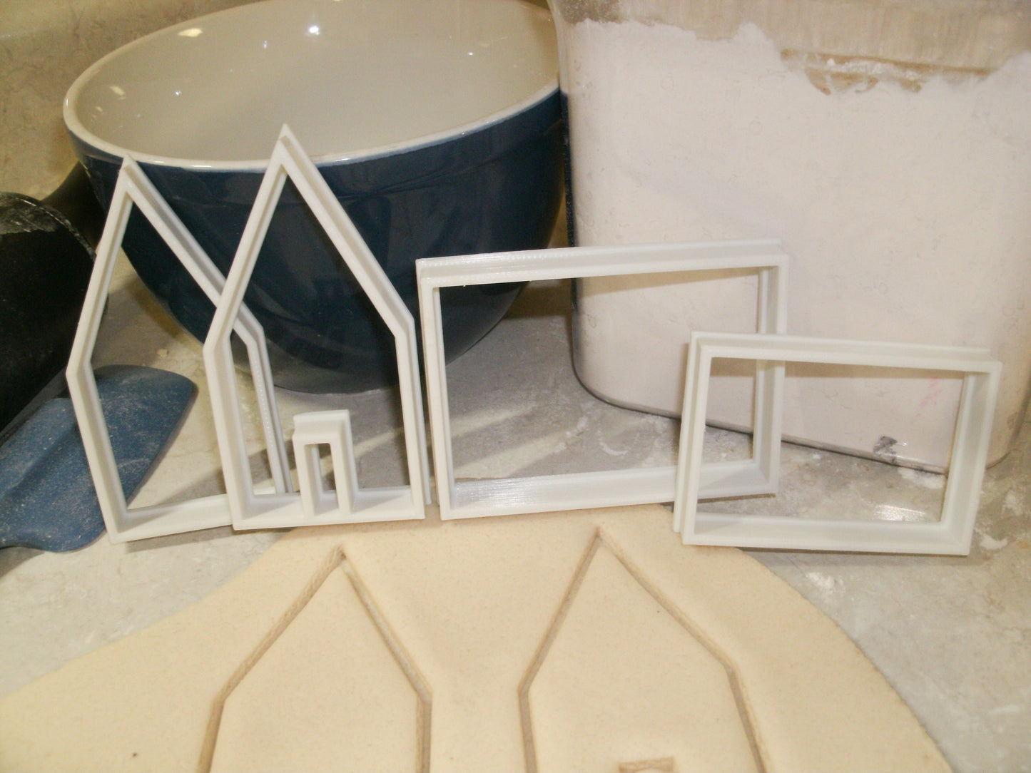 Gingerbread House Build And Decorate Set Of 4 Cookie Cutters Made In USA PR2217