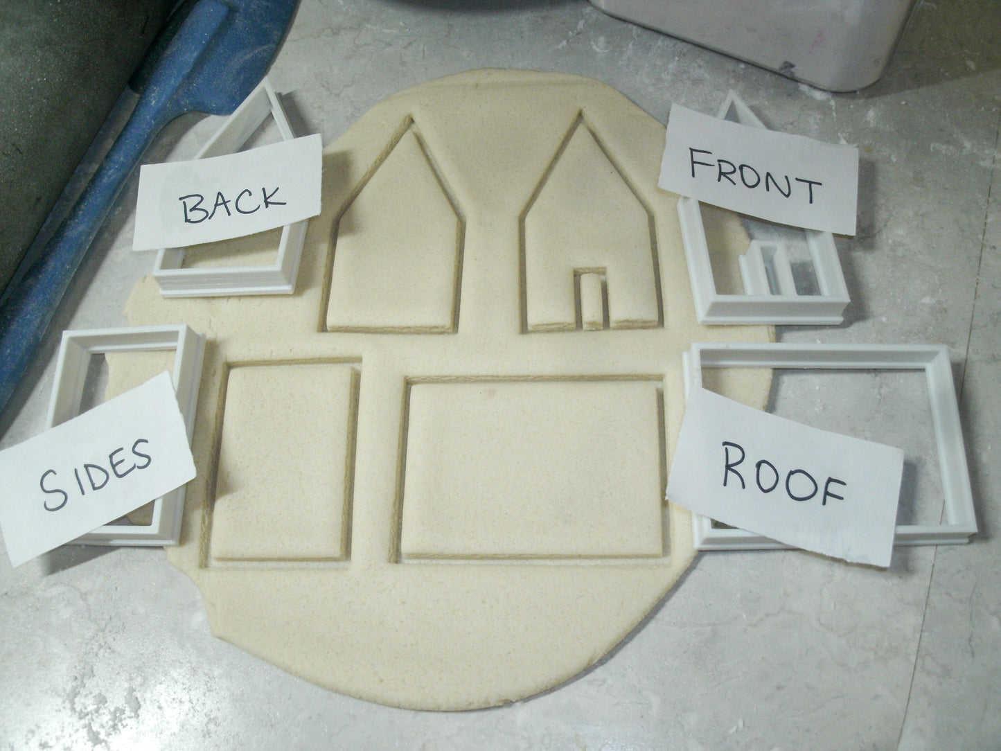 Gingerbread House Build And Decorate Set Of 4 Cookie Cutters Made In USA PR2217