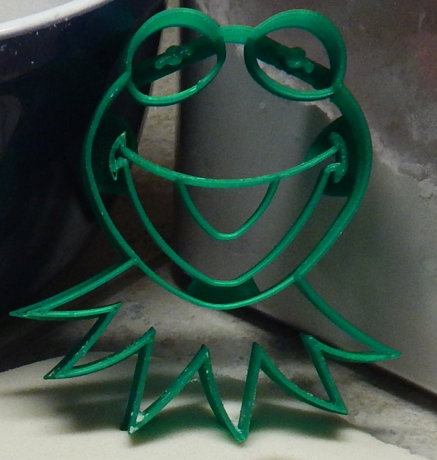 Kermit The Frog Face Muppet Show Sesame Street Cookie Cutter Made In USA PR2265