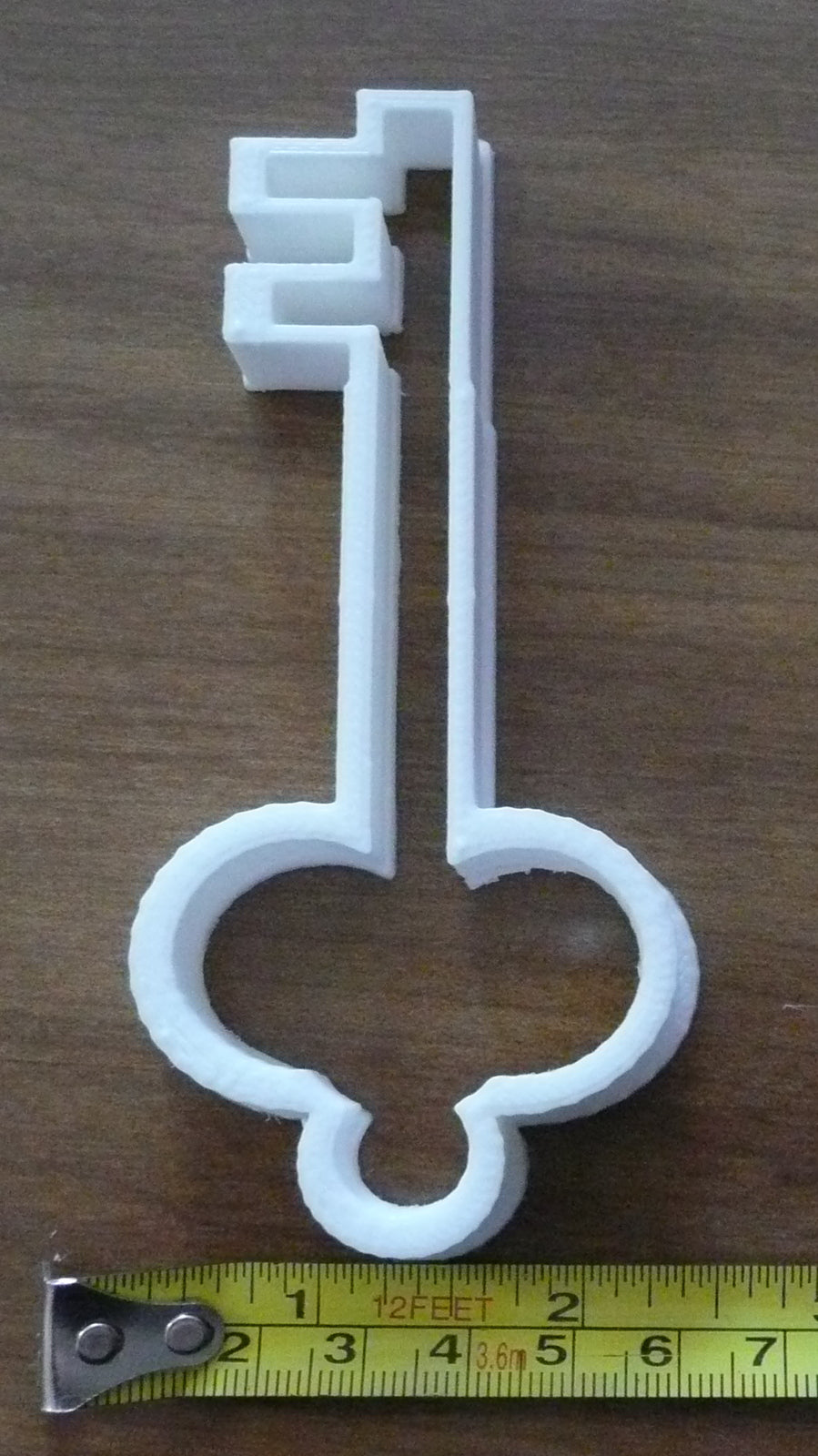 Antique Old Victorian Skeleton Key Cookie Cutter Made In USA PR475