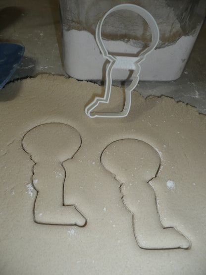 First Communion Boy Kneeling Holy Church Cookie Cutter Made In USA PR2600