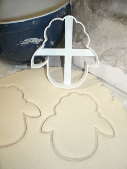 Lamb Sheep Head Outline Farm Animal Cookie Cutter Made In USA PR684