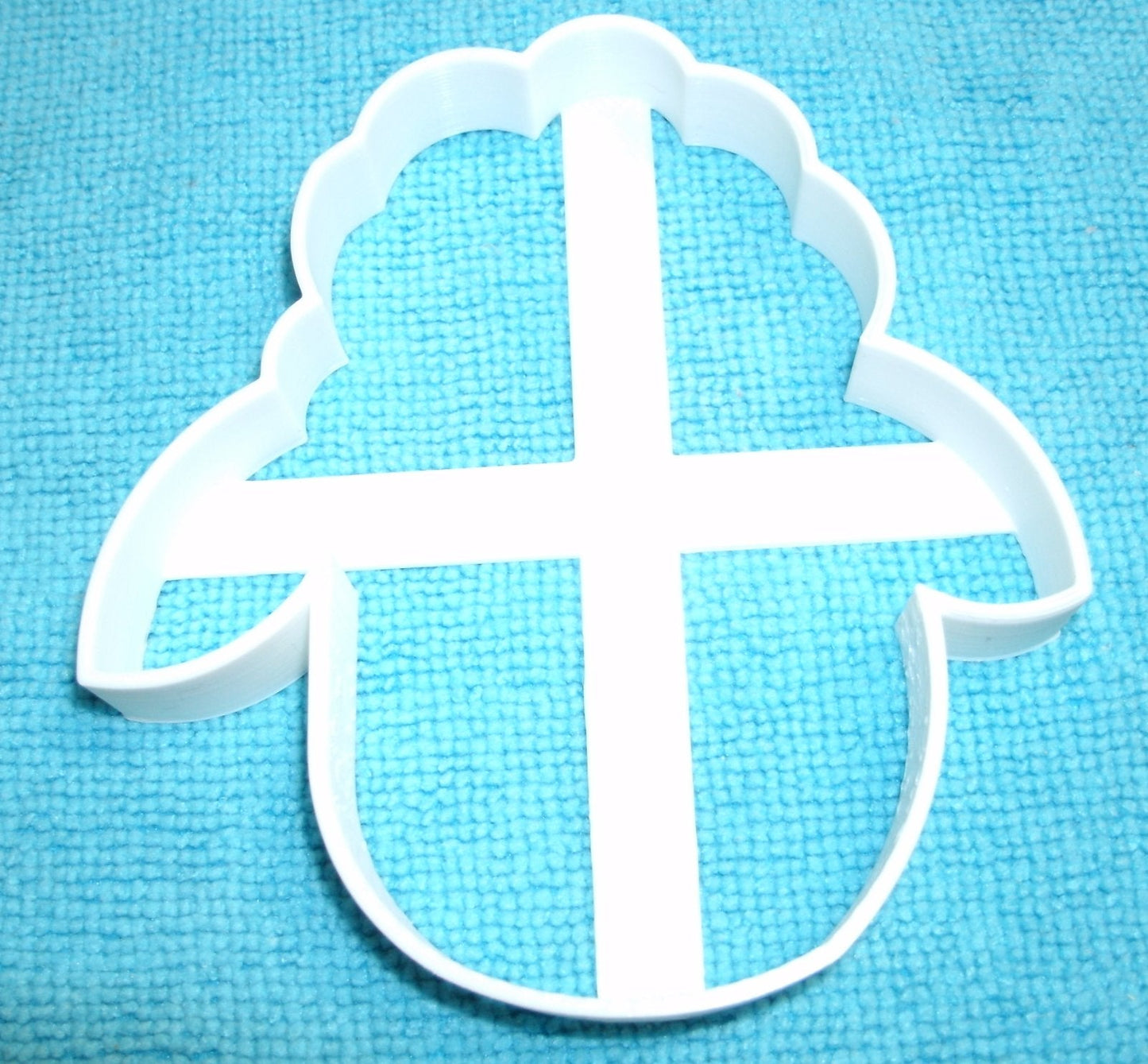 Lamb Sheep Head Outline Farm Animal Cookie Cutter Made In USA PR684