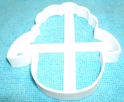 6x Lamb Sheep Farm Fondant Cutter Cupcake Topper 1.75 IN USA FD684