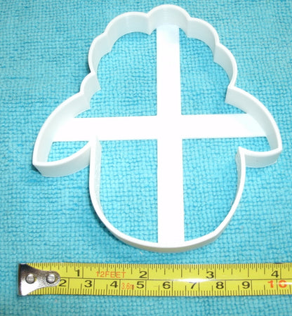 Lamb Sheep Head Outline Farm Animal Cookie Cutter Made In USA PR684