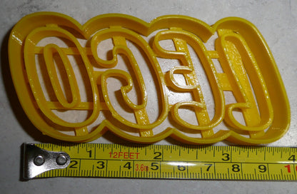 Lego Word Sign Building Blocks Kids Toy Cookie Cutter Made In USA PR2524