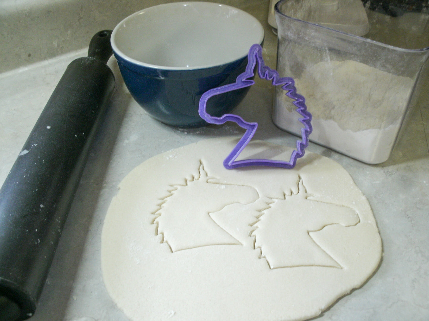Unicorn Head Magical Creature Cookie Cutter Made In USA PR319