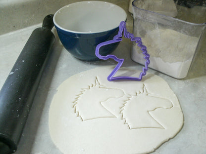 Unicorn Head Magical Creature Cookie Cutter Made In USA PR319