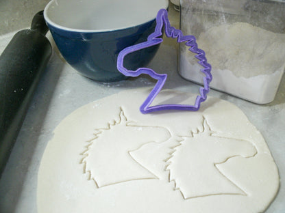 Unicorn Head Magical Creature Cookie Cutter Made In USA PR319