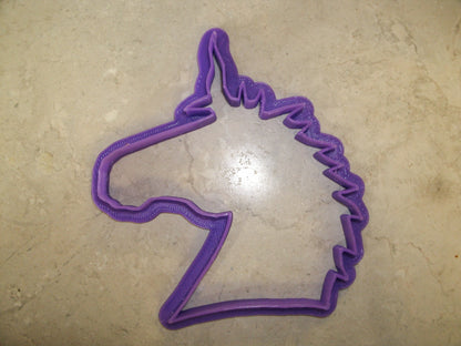 Unicorn Head Magical Creature Cookie Cutter Made In USA PR319