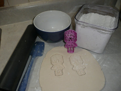 Sugar Queen Detailed Floral Hair Surprise Doll Cookie Cutter Made In USA PR2385