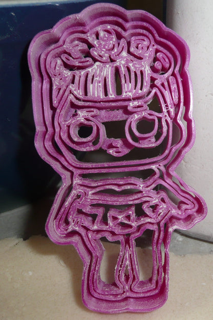 Sugar Queen Detailed Floral Hair Surprise Doll Cookie Cutter Made In USA PR2385