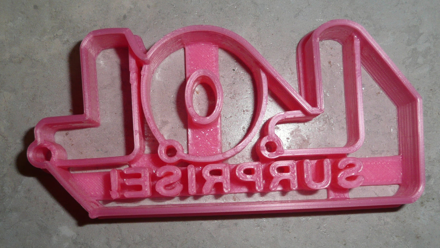 Little Outrageous Littles Surprise Doll Logo Cookie Cutter Made In USA PR2507