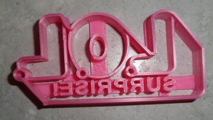 Little Outrageous Littles Surprise Doll Logo Cookie Cutter Made In USA PR2507