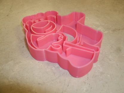 6x Lotso Bear Toy Story Fondant Cutter Cupcake Topper 1.75 IN USA FD509