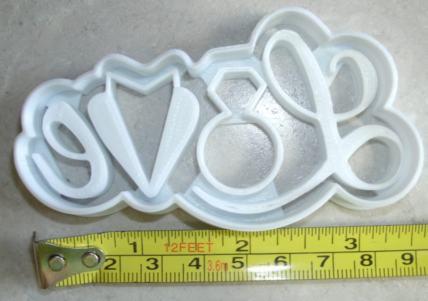 Love Wedding Engagement Ring Tux Tuxedo Cookie Cutter Made In USA PR2618