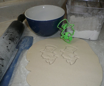 Mad Hatter Alice Adventures In Wonderland Cookie Cutter Made In USA PR2346