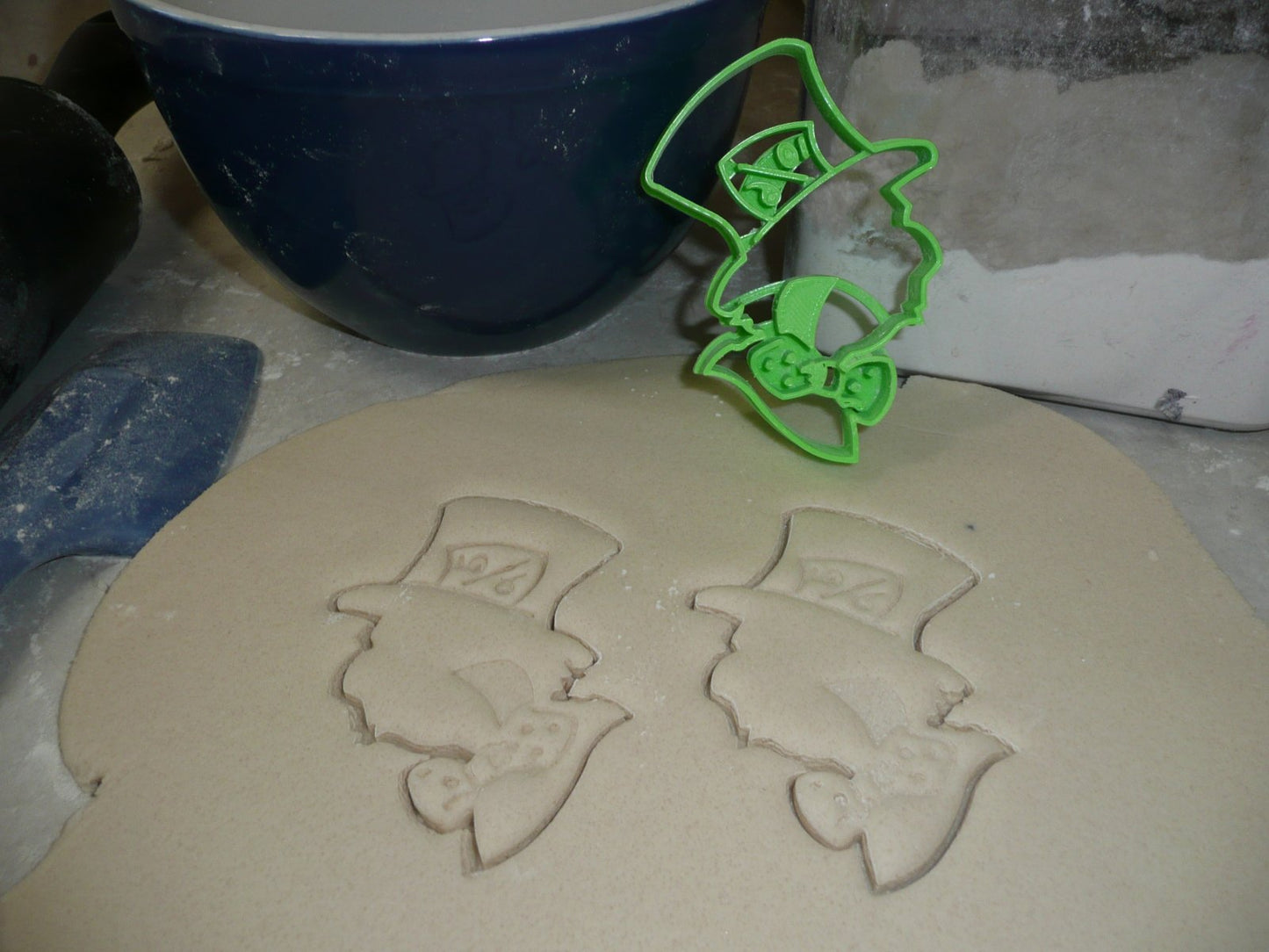 Mad Hatter Alice Adventures In Wonderland Cookie Cutter Made In USA PR2346
