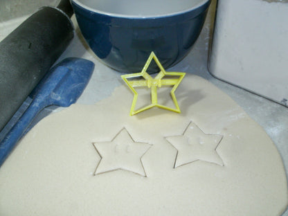 Super Mario Star Power Up Nintendo Video Game Cookie Cutter Made In USA PR2092