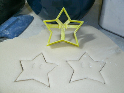 Super Mario Star Power Up Nintendo Video Game Cookie Cutter Made In USA PR2092