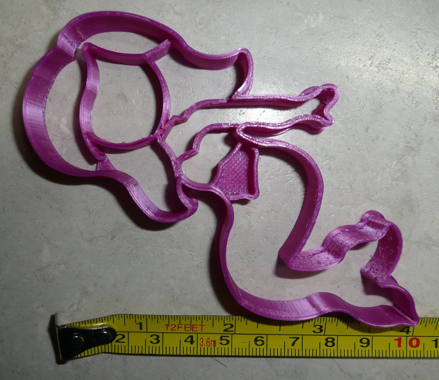 Mermaid Woman Long Hair Aquatic Ocean Creature Cookie Cutter Made In USA PR2440