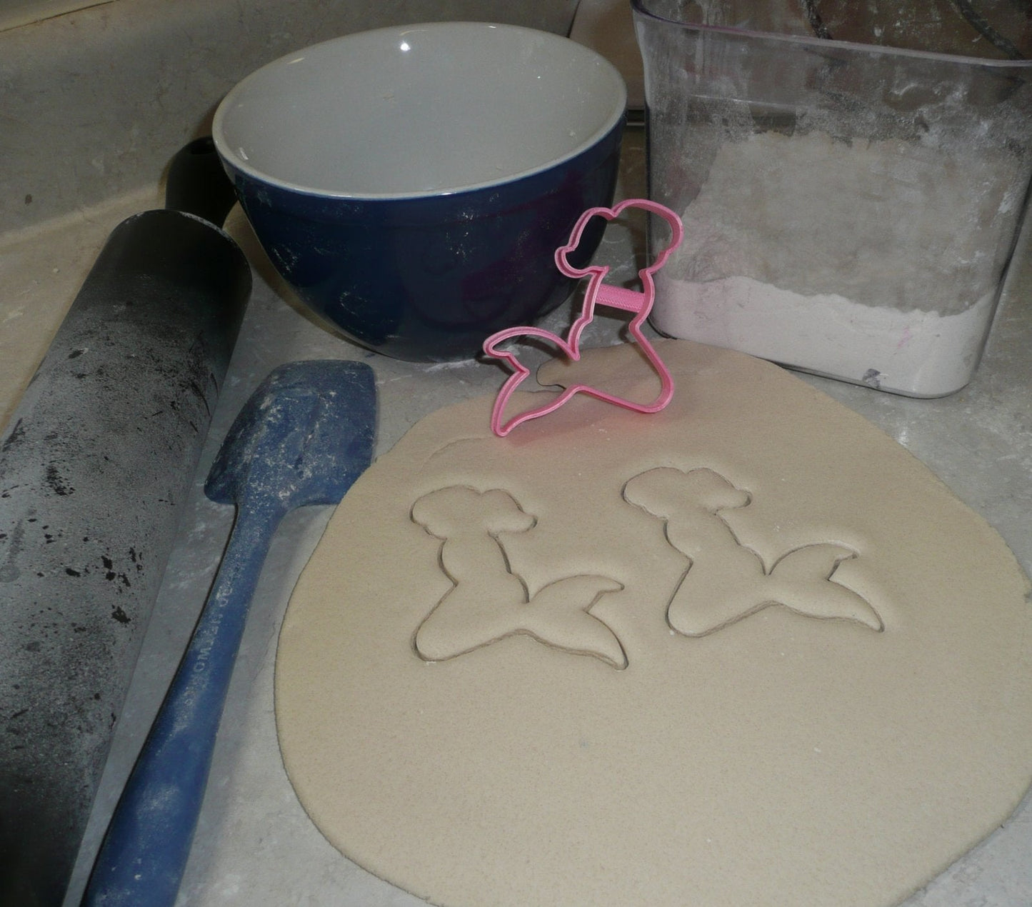 Mermaid Woman Pony Tail Aquatic Ocean Creature Cookie Cutter Made In USA PR2441