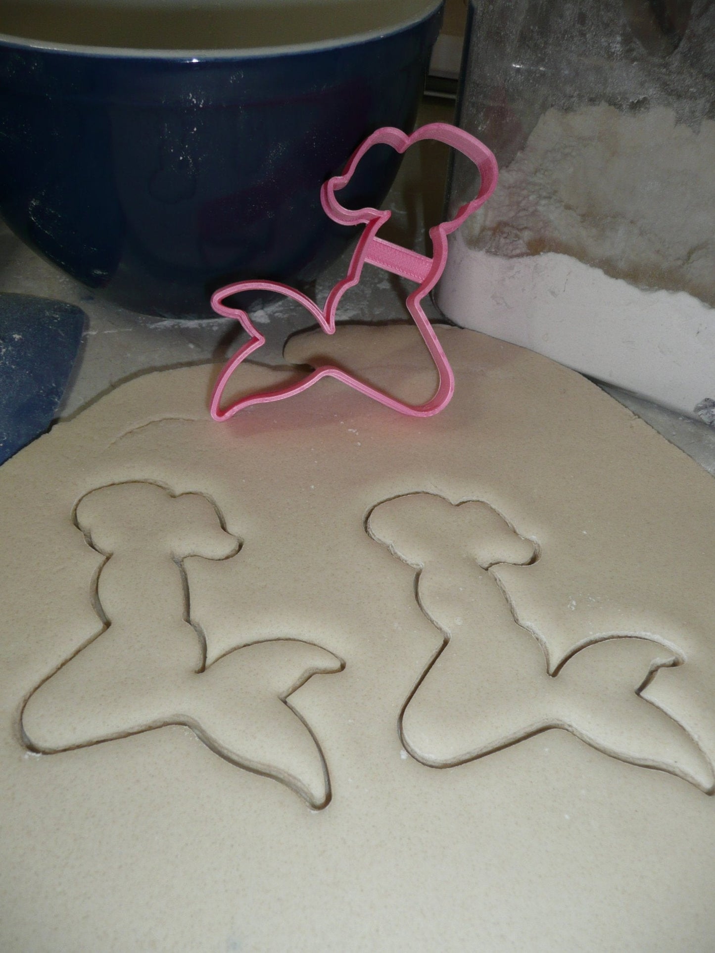 Mermaid Woman Pony Tail Aquatic Ocean Creature Cookie Cutter Made In USA PR2441