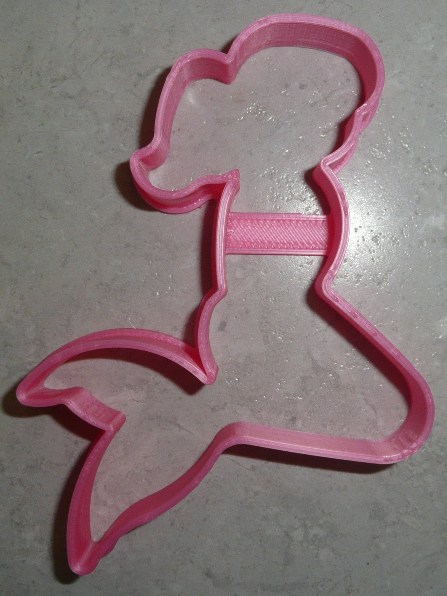 Mermaid Woman Pony Tail Aquatic Ocean Creature Cookie Cutter Made In USA PR2441