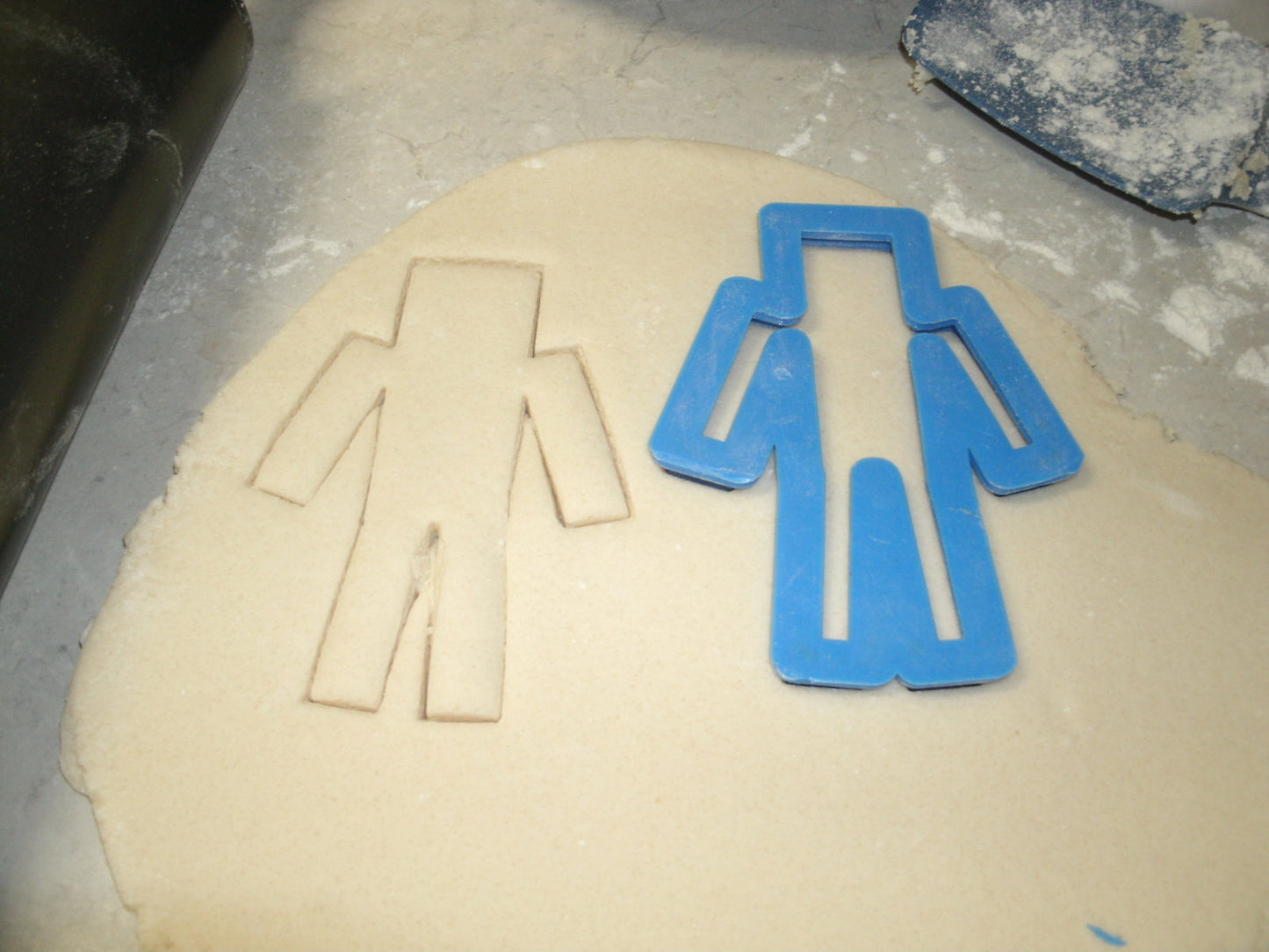 Minecraft Steve Alex Body Outline Cookie Cutter Made In USA PR516