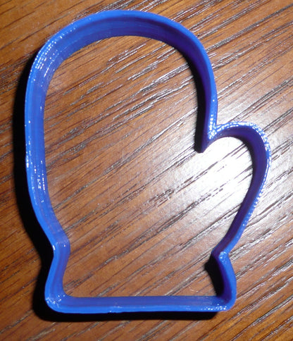 6x Mitten Outline Fondant Cutter Cupcake Topper 1.75 IN USA FD252