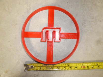 M and M Milk Chocolate Candy Style Cookie Cutter Made In USA PR2029