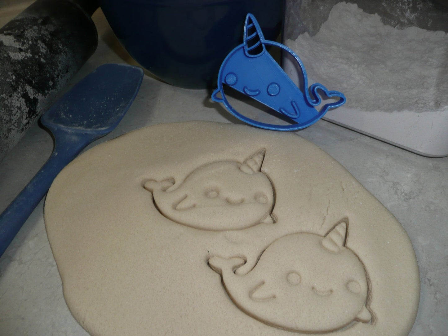 Narwhal Whale Sea Unicorn Horn Ocean Mammal Cookie Cutter Made In USA PR2425