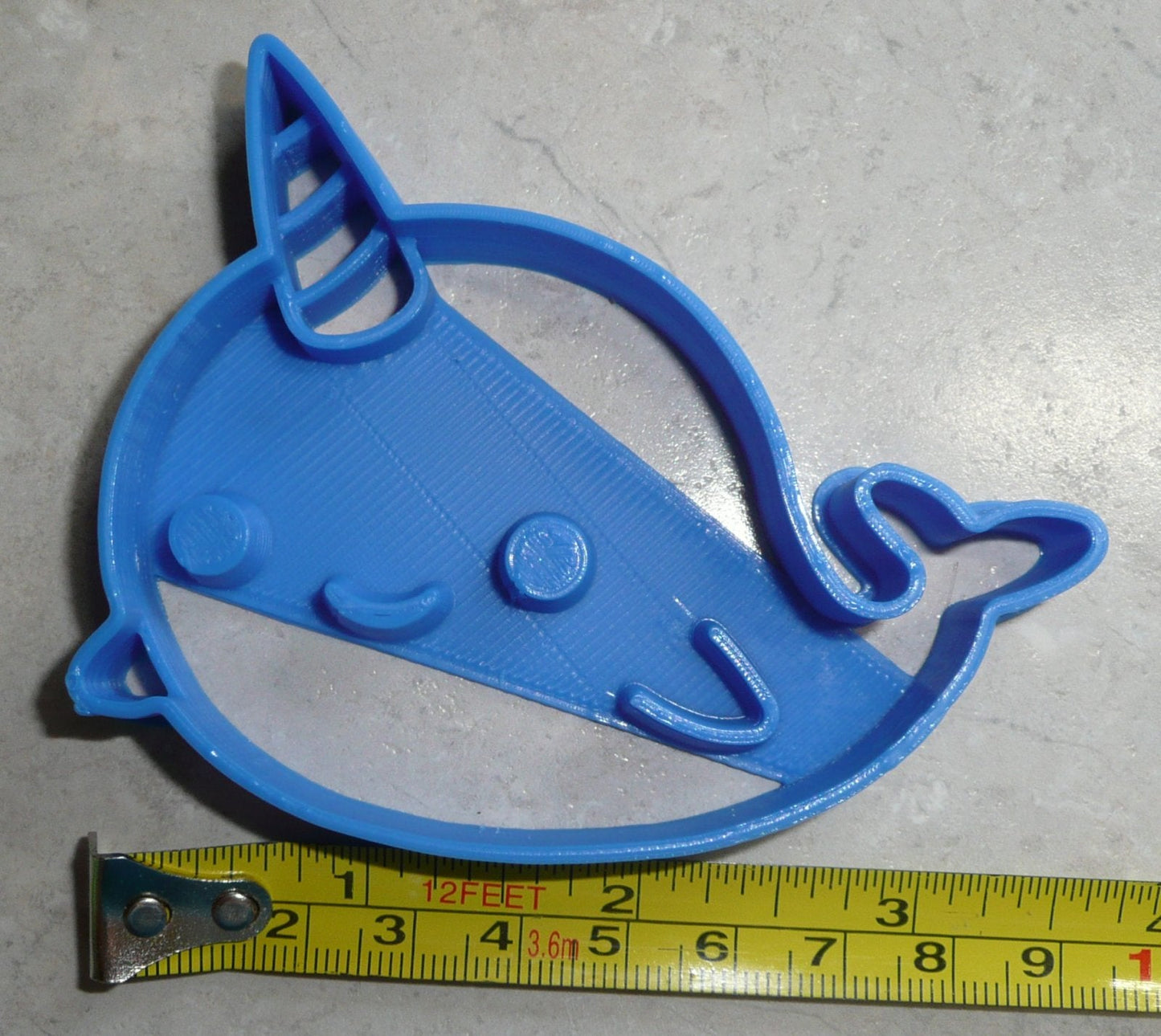 Narwhal Whale Sea Unicorn Horn Ocean Mammal Cookie Cutter Made In USA PR2425