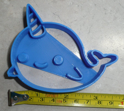 Narwhal Whale Sea Unicorn Horn Ocean Mammal Cookie Cutter Made In USA PR2425
