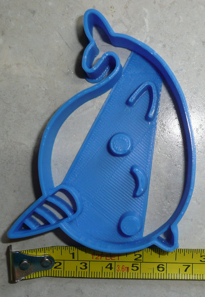 Narwhal Whale Sea Unicorn Horn Ocean Mammal Cookie Cutter Made In USA PR2425