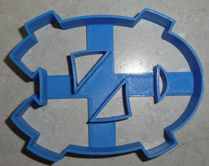 University Of North Carolina NC Letters Cookie Cutter Made In USA PR2454