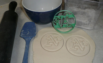 Oakland Athletics As Logo Baseball Sports Cookie Cutter Made In USA PR2573