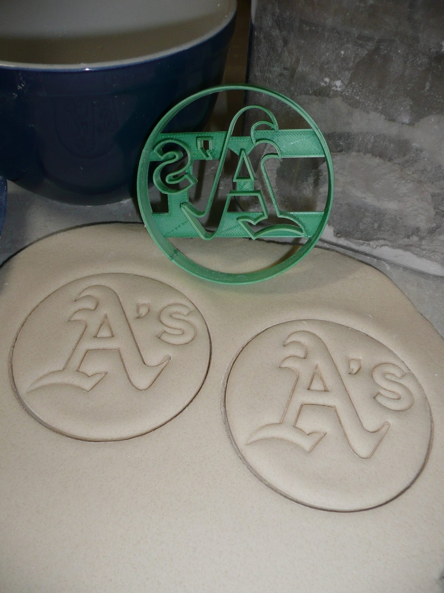 Oakland Athletics As Logo Baseball Sports Cookie Cutter Made In USA PR2573