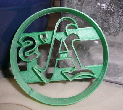 Oakland Athletics As Logo Baseball Sports Cookie Cutter Made In USA PR2573