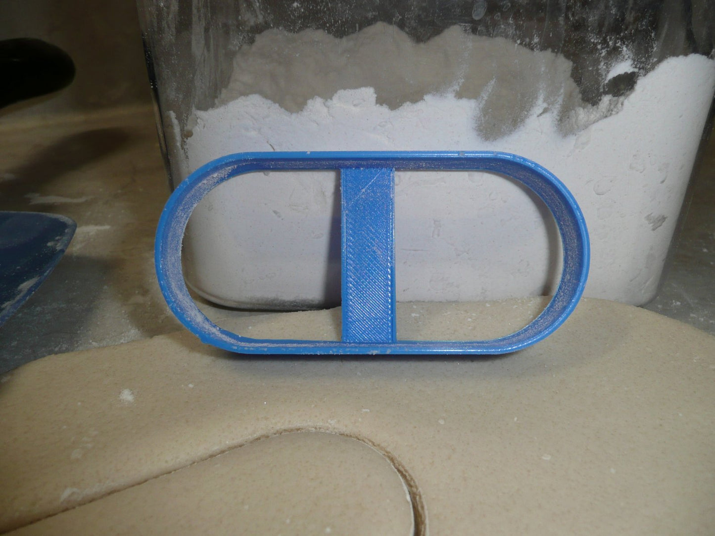 Oblong Round Rectangle Elongated Pill Shape Cookie Cutter Made In USA PR2554