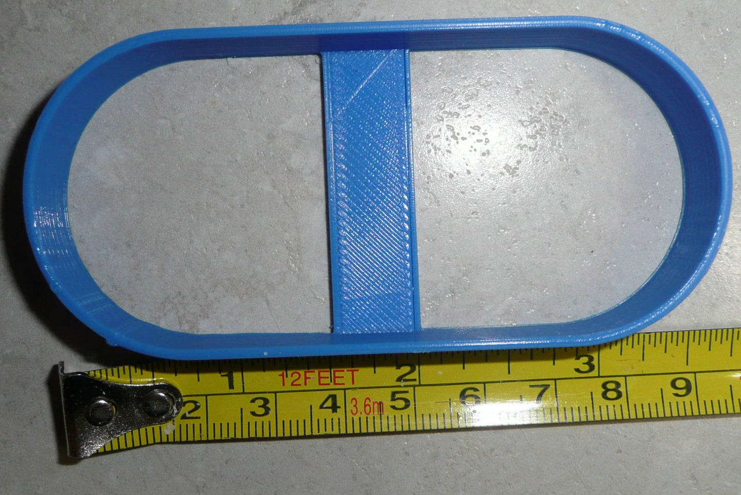 Oblong Round Rectangle Elongated Pill Shape Cookie Cutter Made In USA PR2554