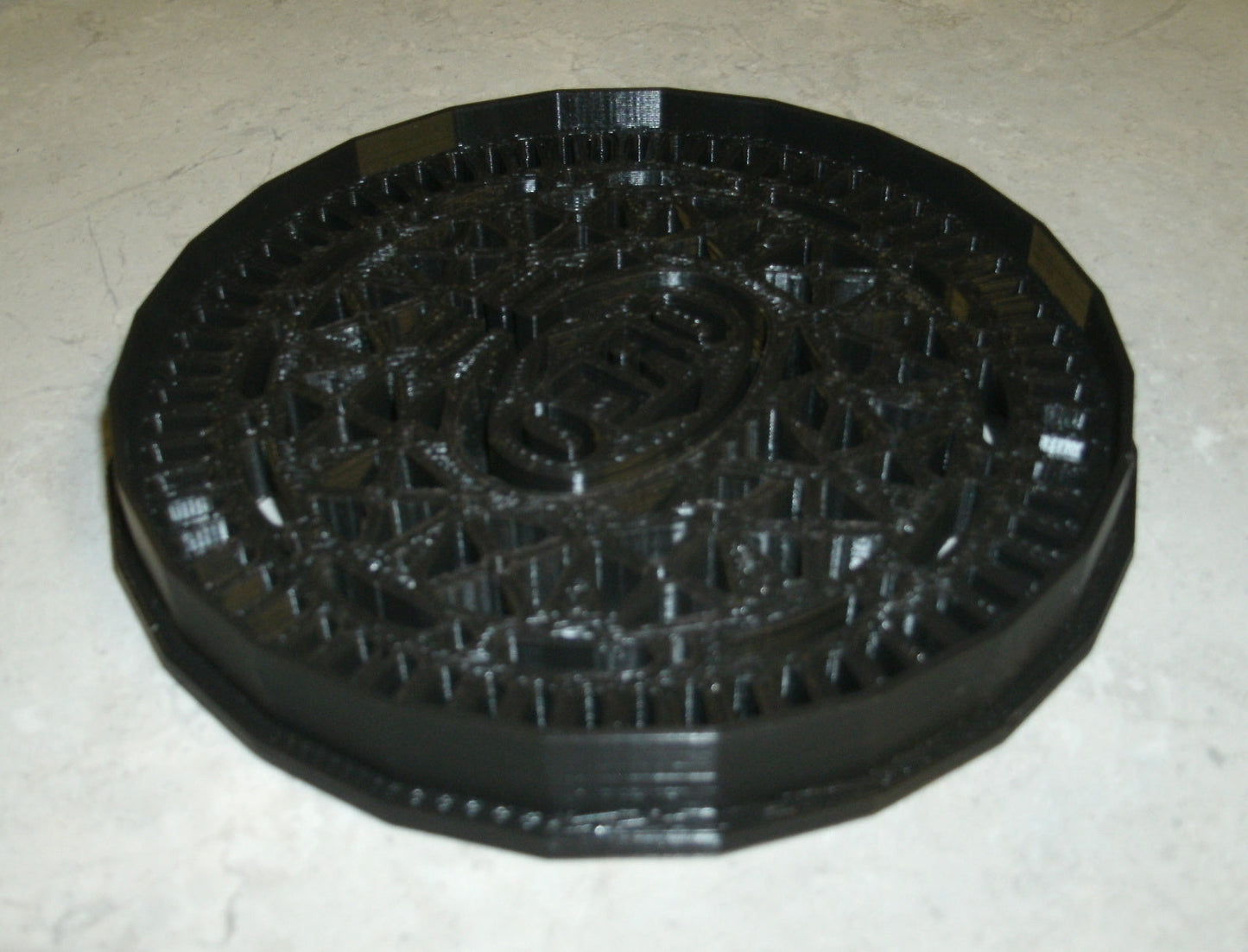 6x Oreo Sandwich Cookie Fondant Cutter Cupcake Topper 1.75 IN USA FD593