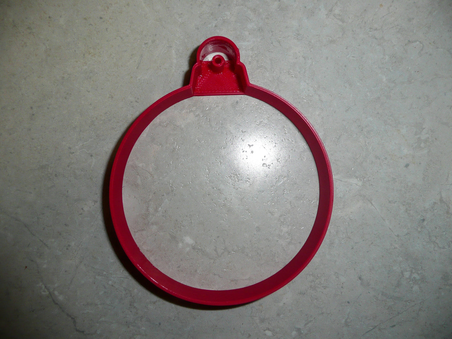 Round Ball Hanging Christmas Tree Ornament Cookie Cutter Made In USA PR2086